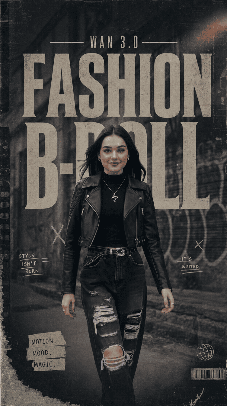 Fashion B-Roll - Wan 3.0