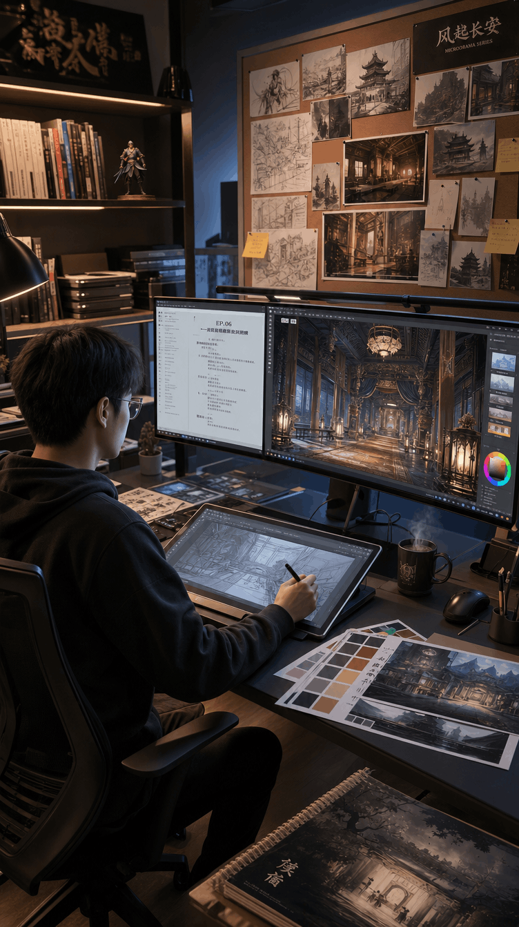 Script to Background Design - Microdrama