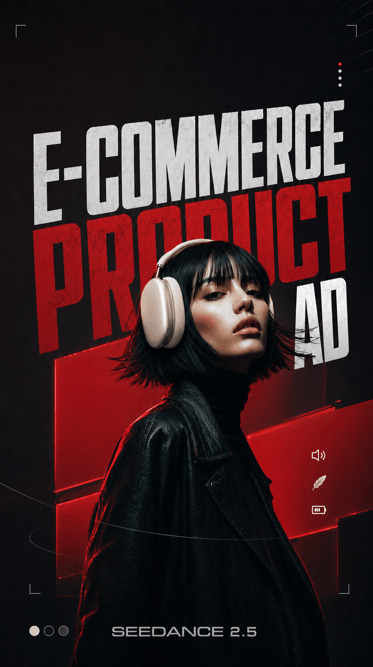 E-Commerce Product Ad Creation with Seedance 2.5